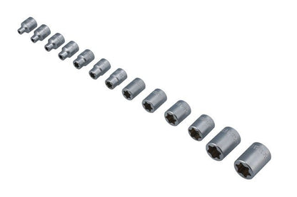 Laser Tools 8797 Flat Cut Star Socket Set 13pc Laser Tools