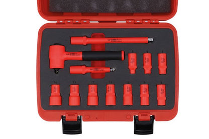 Laser Tools 8799 Insulated Socket Set 1/4"D 13pc Laser Tools