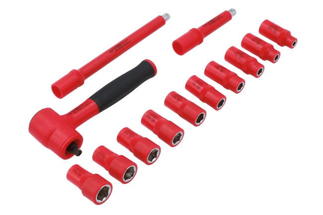 Laser Tools 8799 Insulated Socket Set 1/4"D 13pc Laser Tools
