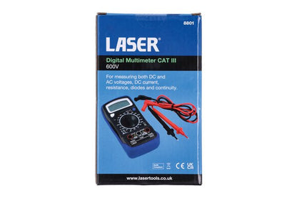 Laser Tools 8801 Digital Multimeter CAT III - 600V Laser Tools