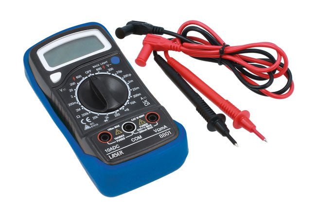 Laser Tools 8801 Digital Multimeter CAT III - 600V Laser Tools