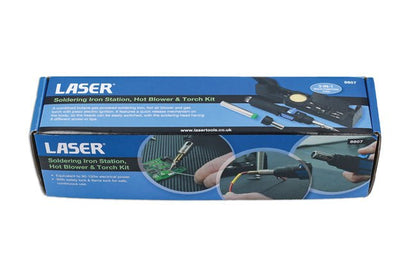 Laser Tools 8807 Soldering Iron Station, Hot Blower & Torch Kit Laser Tools