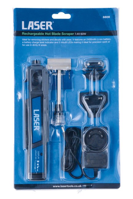 Laser Tools 8808 Rechargeable Hot Blade Scraper 7.4V 60W Laser Tools