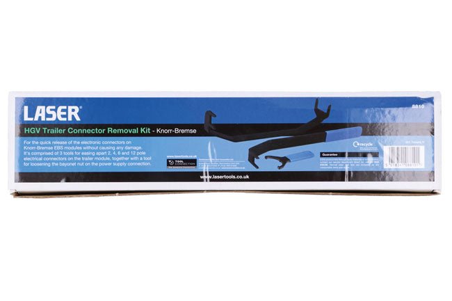 Laser Tools 8810 HGV Trailer Connector Removal Kit - Knorr-Bremse Laser Tools