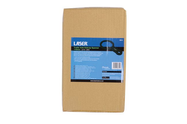 Laser Tools 8812 Trailer Axle Hubcap Spanner 110mm 3/4"D - BPW Laser Tools