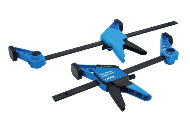 Laser Tools 8817 One-Handed Bar Clamp & Spreader Set - 2pc Laser Tools