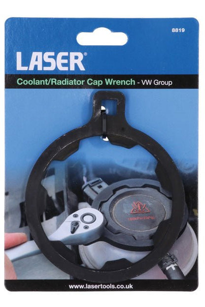 Laser Tools 8819 Coolant/Radiator Cap Wrench - for VW Group Laser Tools