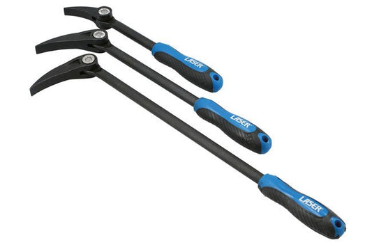 Laser Tools 8825 Adjustable Head Pry Bar Set 3pc Laser Tools
