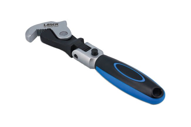 Laser Tools 8826 Flexi-Head Adjustable Wrench 14 - 32mm Laser Tools