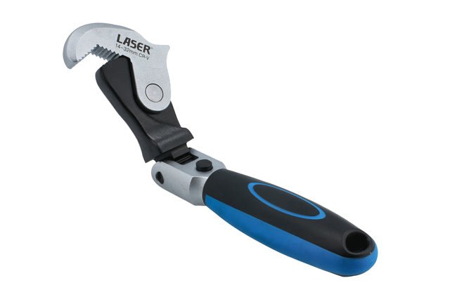 Laser Tools 8826 Flexi-Head Adjustable Wrench 14 - 32mm Laser Tools