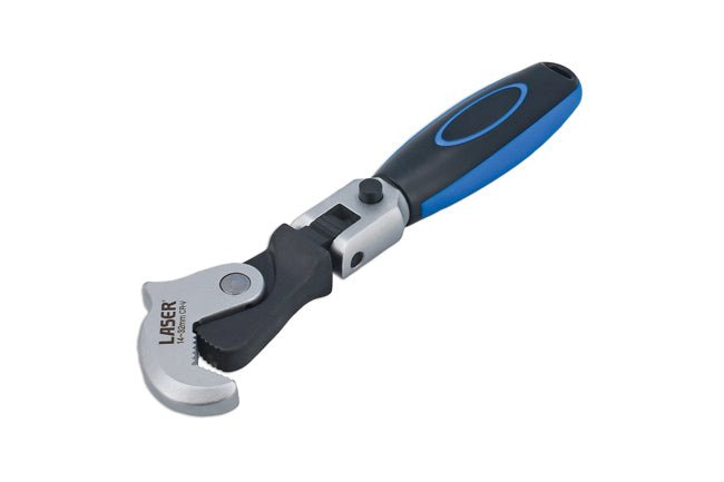 Laser Tools 8826 Flexi-Head Adjustable Wrench 14 - 32mm Laser Tools
