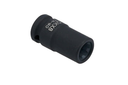 Laser Tools 8829 Caliper Socket Ribe 7 Point QKX8 - for Audi Laser Tools