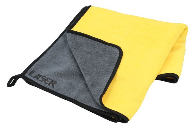 Laser Tools 8833 Microfibre Coral Fleece Drying Towel - XL Laser Tools