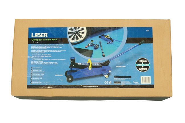Laser Tools 8835 Compact Trolley Jack - 2 Tonne Laser Tools