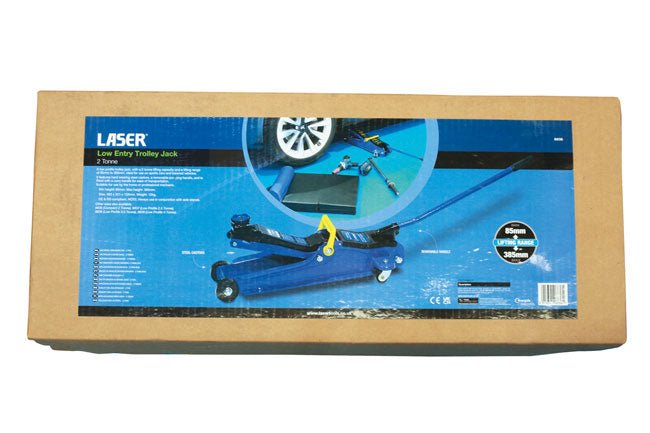 Laser Tools 8836 Low Entry Trolley Jack - 2 Tonne Laser Tools