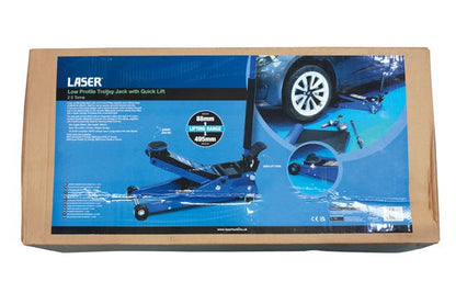 Laser Tools 8837 Low Profile Trolley Jack with Quick Lift - 2.5 Tonne Laser Tools