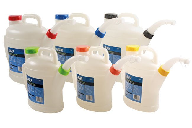 Laser Tools 8843 Colour Coded Lids & Collars - for 6867 & 6868 Laser Tools