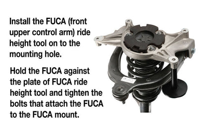 Laser Tools 8849 Front Upper Control Arm Ride Height Gauge - Tesla Model 3 & Y Laser Tools