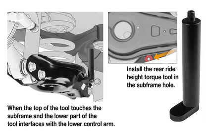 Laser Tools 8850 Rear Ride Height Torque Tool - Tesla Model 3 & Y Laser Tools