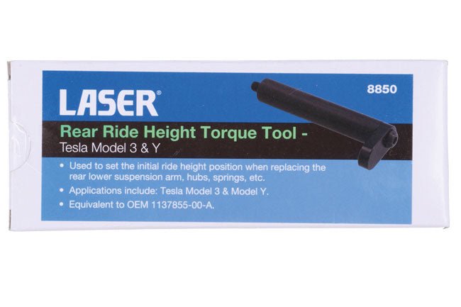 Laser Tools 8850 Rear Ride Height Torque Tool - Tesla Model 3 & Y Laser Tools