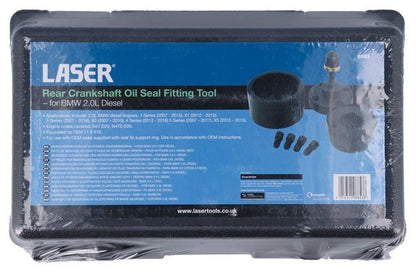 Laser Tools 8853 Rear Crankshaft Oil Seal Fitting Tool - for BMW 2.0L Diesel Laser Tools