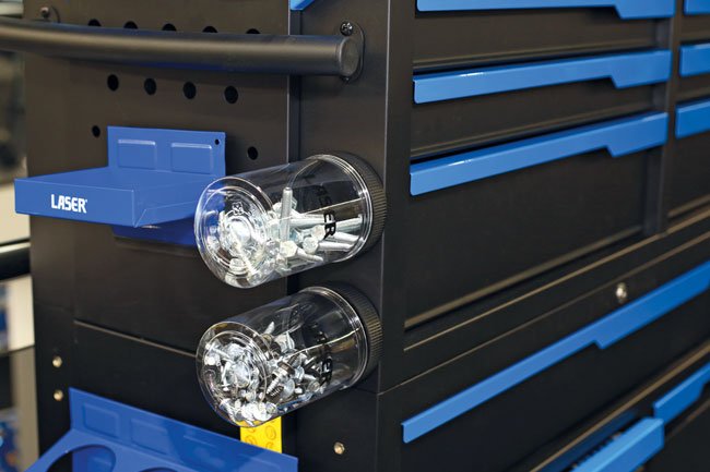 Laser Tools 8854 Magnetic Plastic Storage Tubs 2pc Laser Tools