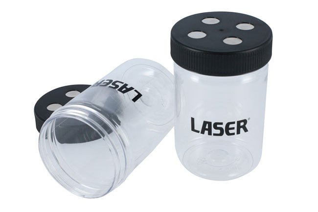 Laser Tools 8854 Magnetic Plastic Storage Tubs 2pc Laser Tools