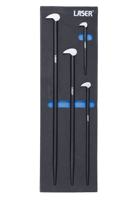 Laser Tools 8856 Heel & Toe Pry Bar Set 4pc Laser Tools