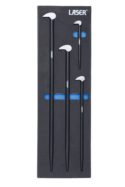 Laser Tools 8856 Heel & Toe Pry Bar Set 4pc Laser Tools