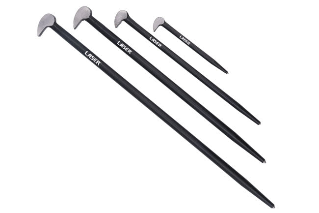 Laser Tools 8856 Heel & Toe Pry Bar Set 4pc Laser Tools