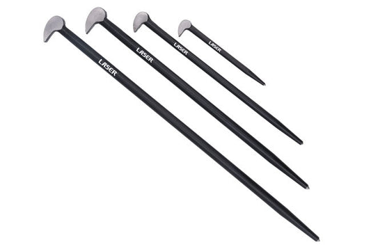 Laser Tools 8856 Heel & Toe Pry Bar Set 4pc Laser Tools