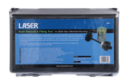 Laser Tools 8857 Bush Removal & Fitting Tool - for BMW Rear Differential Mounting (rear bush) Laser Tools