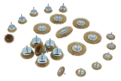 Laser Tools 8862 Wire Brush Assortment 24pc Laser Tools