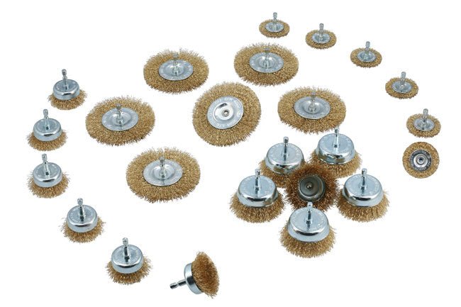 Laser Tools 8862 Wire Brush Assortment 24pc Laser Tools