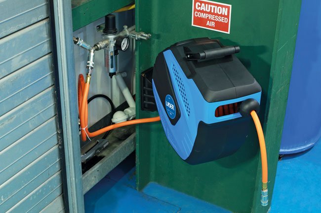 Laser Tools 8864 Auto-Rewind Air Hose Reel 15m Laser Tools