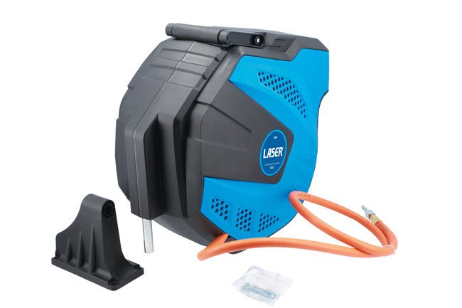 Laser Tools 8864 Auto-Rewind Air Hose Reel 15m Laser Tools
