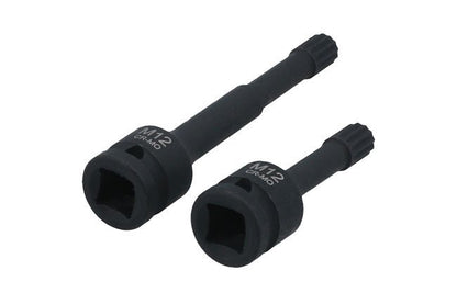 Laser Tools 8865 Triple Square Impact Bit Socket Set M12 1/2"D Laser Tools