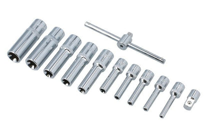 Laser Tools 8867 Deep E-Socket Set 1/4" & 3/8"D 12pc Laser Tools