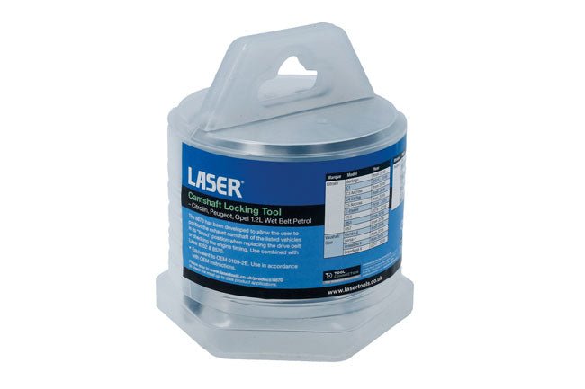 Laser Tools 8870 Camshaft Locking Tool â€“ CitroÃ«n, Peugeot, Opel 1.2L Wet Belt Petrol Laser Tools