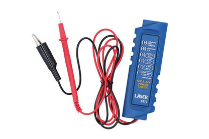 Laser Tools 8873 Battery & Alternator Tester 12/24V Laser Tools