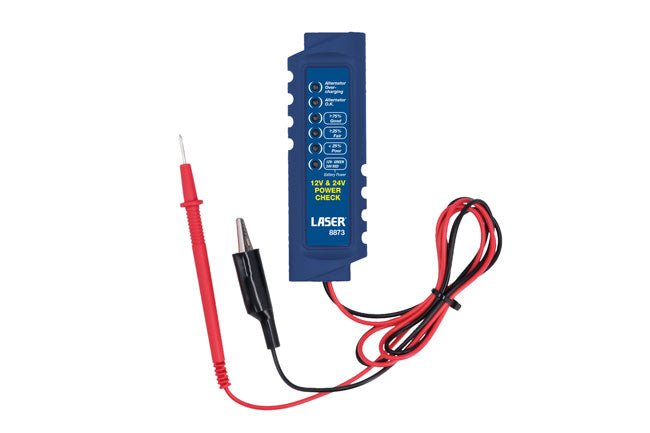 Laser Tools 8873 Battery & Alternator Tester 12/24V Laser Tools