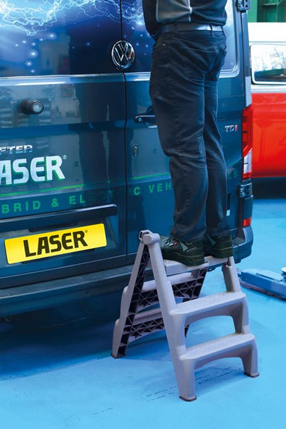 Laser Tools 8875 Insulating Folding 3-Step Ladder Laser Tools