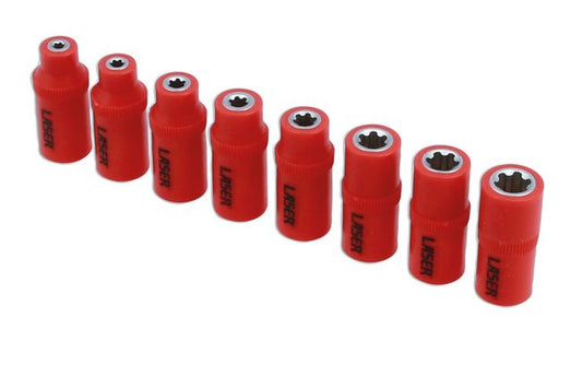 Laser Tools 8878 Insulated Torx Plus® Socket Set 1/4"D 8pc Laser Tools