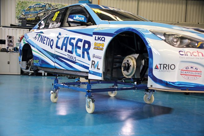 Laser Tools 8893 4 Post, 4 Wheel Vehicle Shell Dolly - 900kg Laser Tools