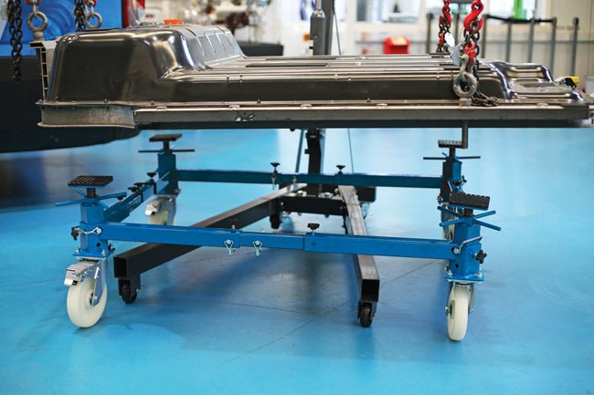 Laser Tools 8893 4 Post, 4 Wheel Vehicle Shell Dolly - 900kg Laser Tools