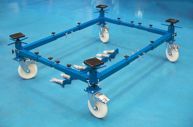 Laser Tools 8893 4 Post, 4 Wheel Vehicle Shell Dolly - 900kg Laser Tools