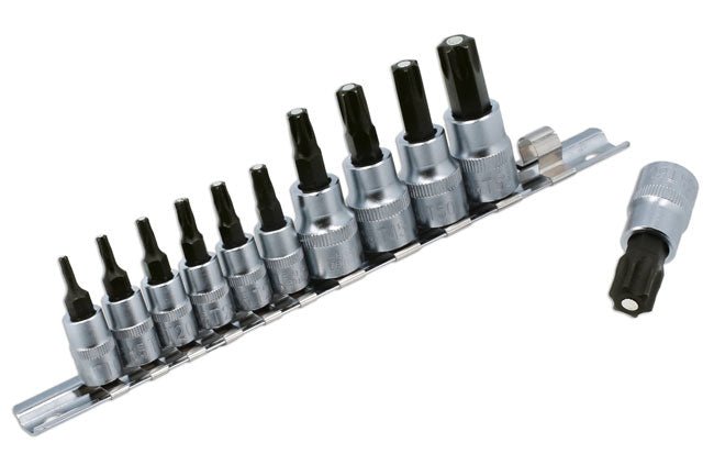 Laser Tools 8898 Magnetic Star Bit Set 11pc Laser Tools
