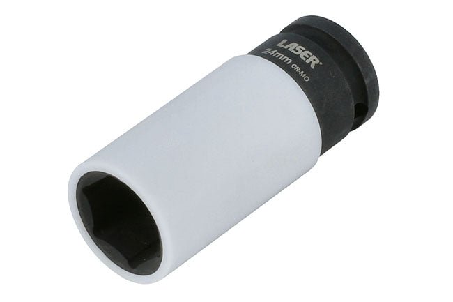 Laser Tools 8903 Alloy Wheel Nut Socket 1/2"D 24mm Laser Tools