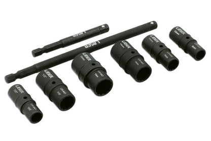 Laser Tools 8905 Double Ended Thin Wall Socket Set 1/4 "D 8pc Laser Tools