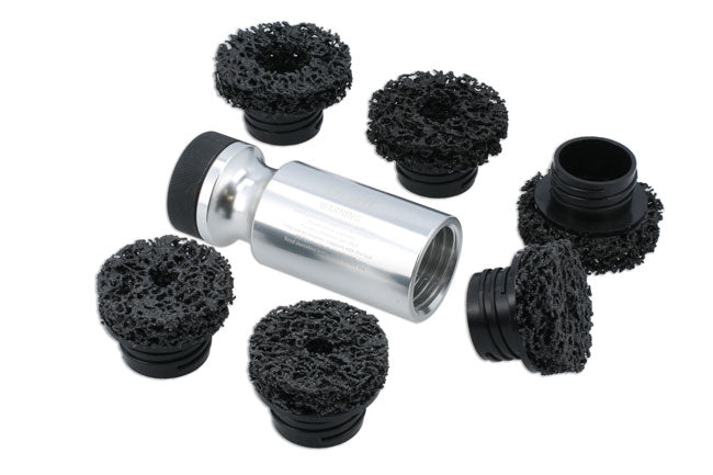 Laser Tools 8908 Universal Stud & Hub Cleaning Kit 7pc Laser Tools